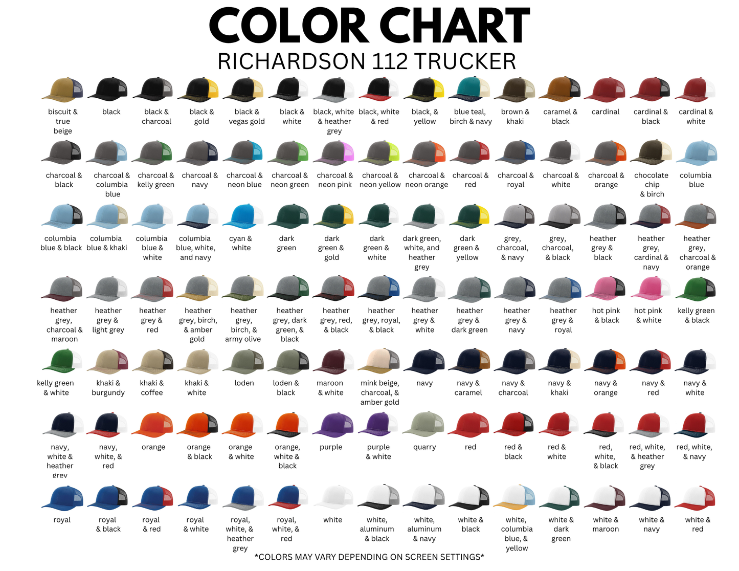 Richardson 112 - Snapback Trucker Cap