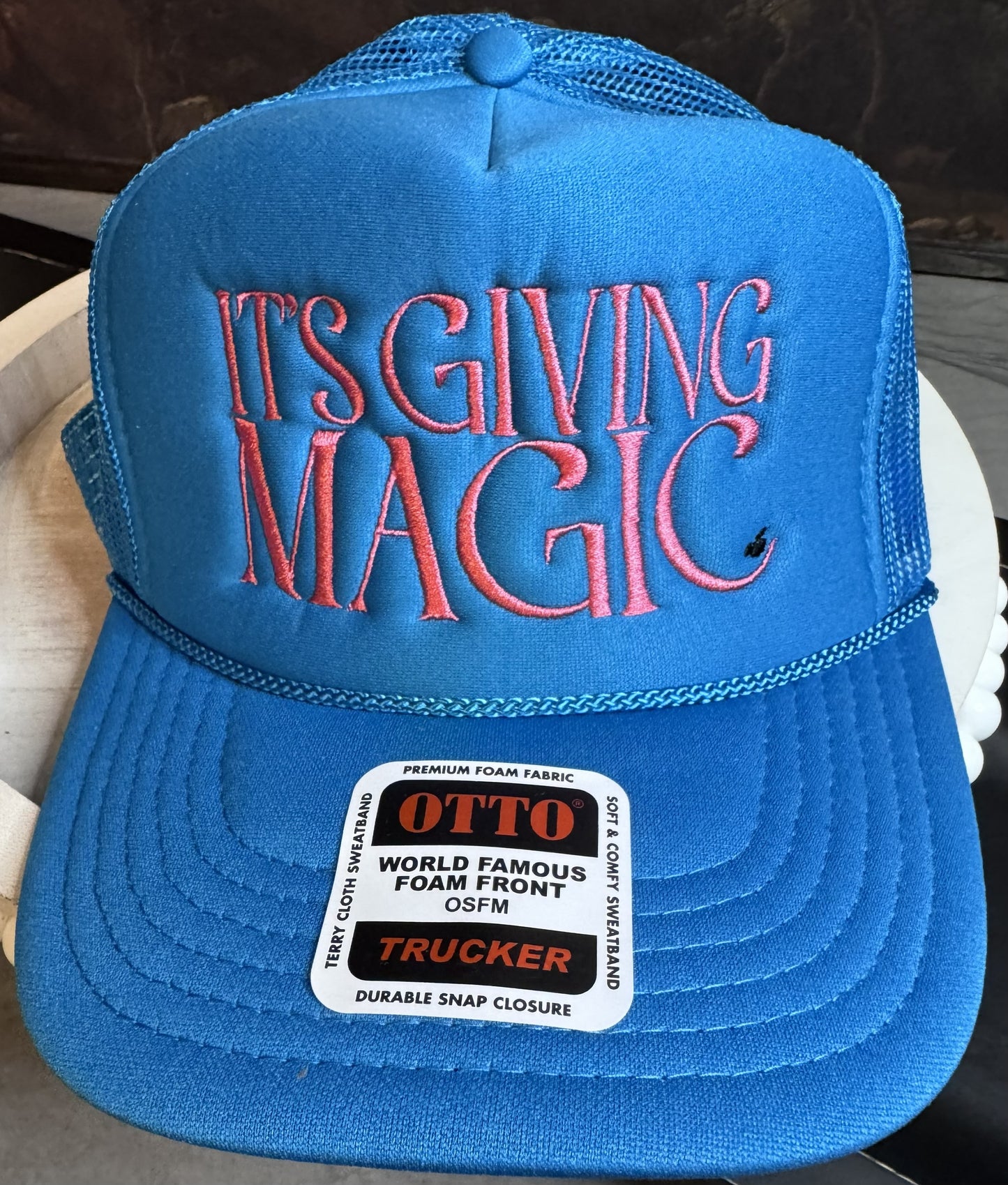 OTTO CAP® 5 Panel High Crown Mesh Back Trucker Hat