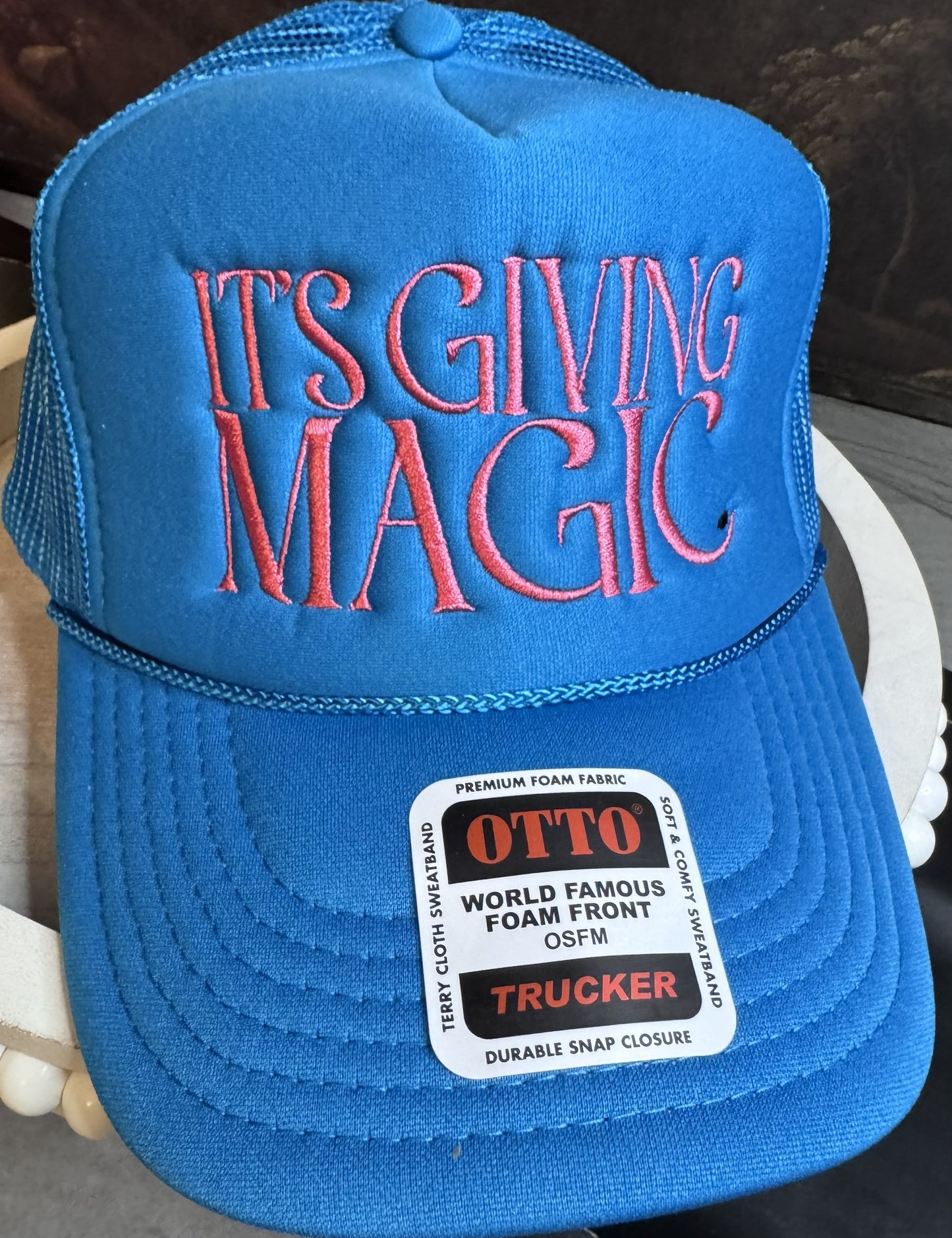 OTTO CAP® 5 Panel High Crown Mesh Back Trucker Hat