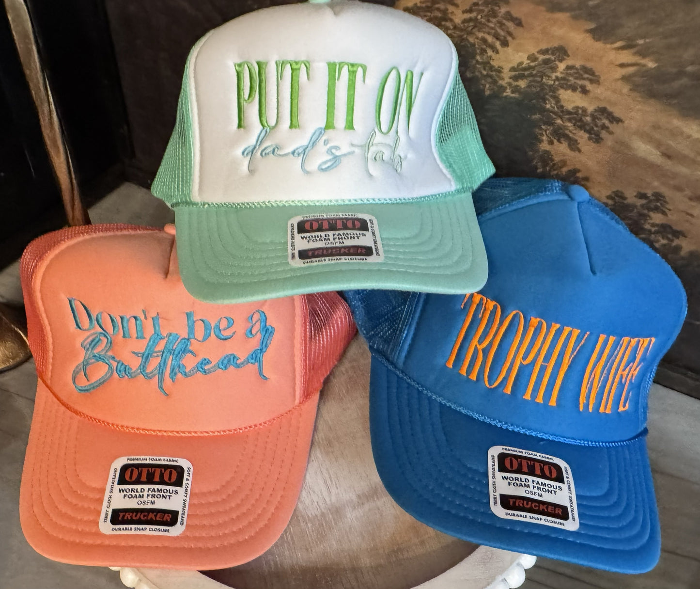 OTTO CAP® 5 Panel High Crown Mesh Back Trucker Hat