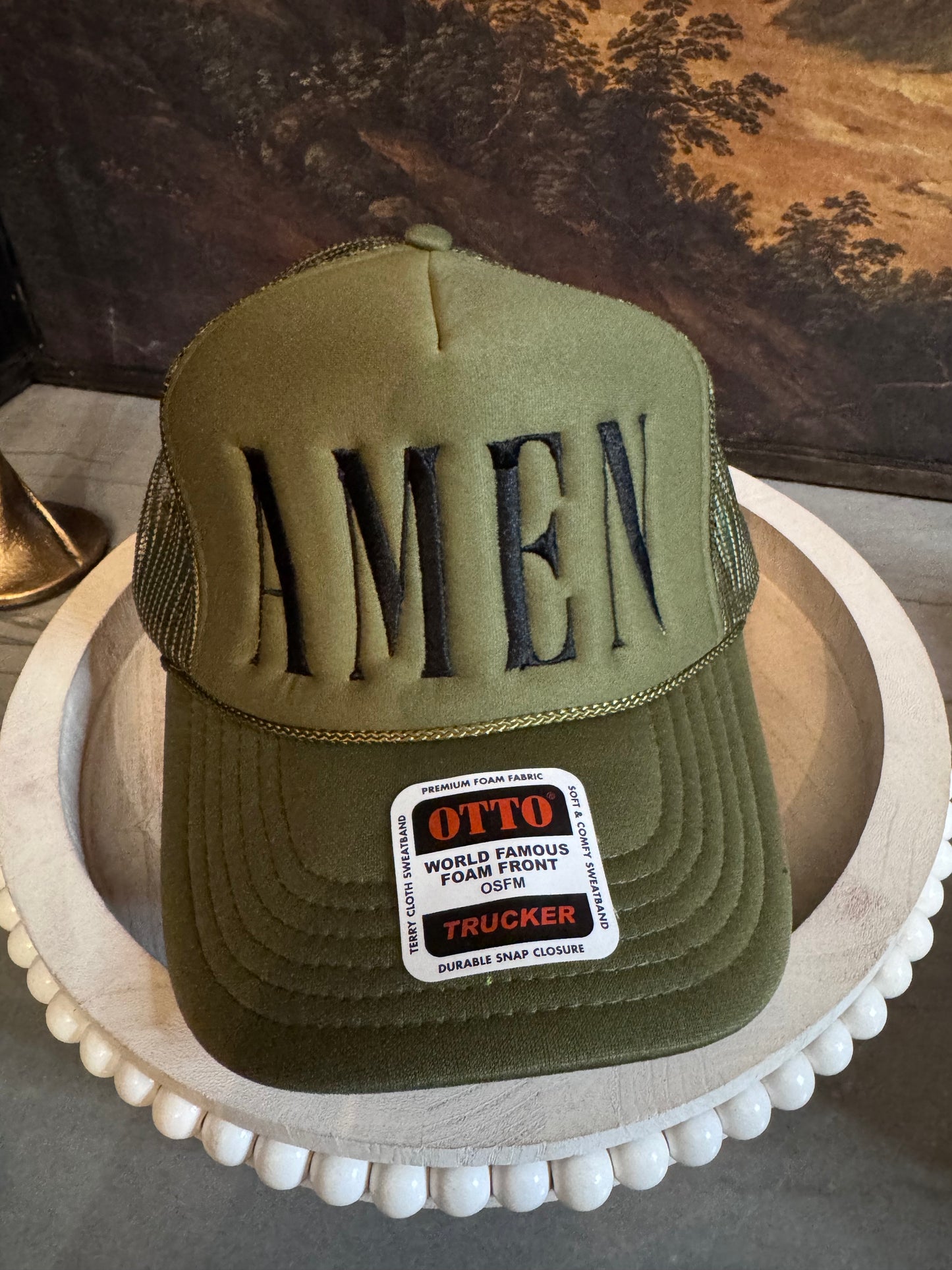 OTTO CAP® 5 Panel High Crown Mesh Back Trucker Hat