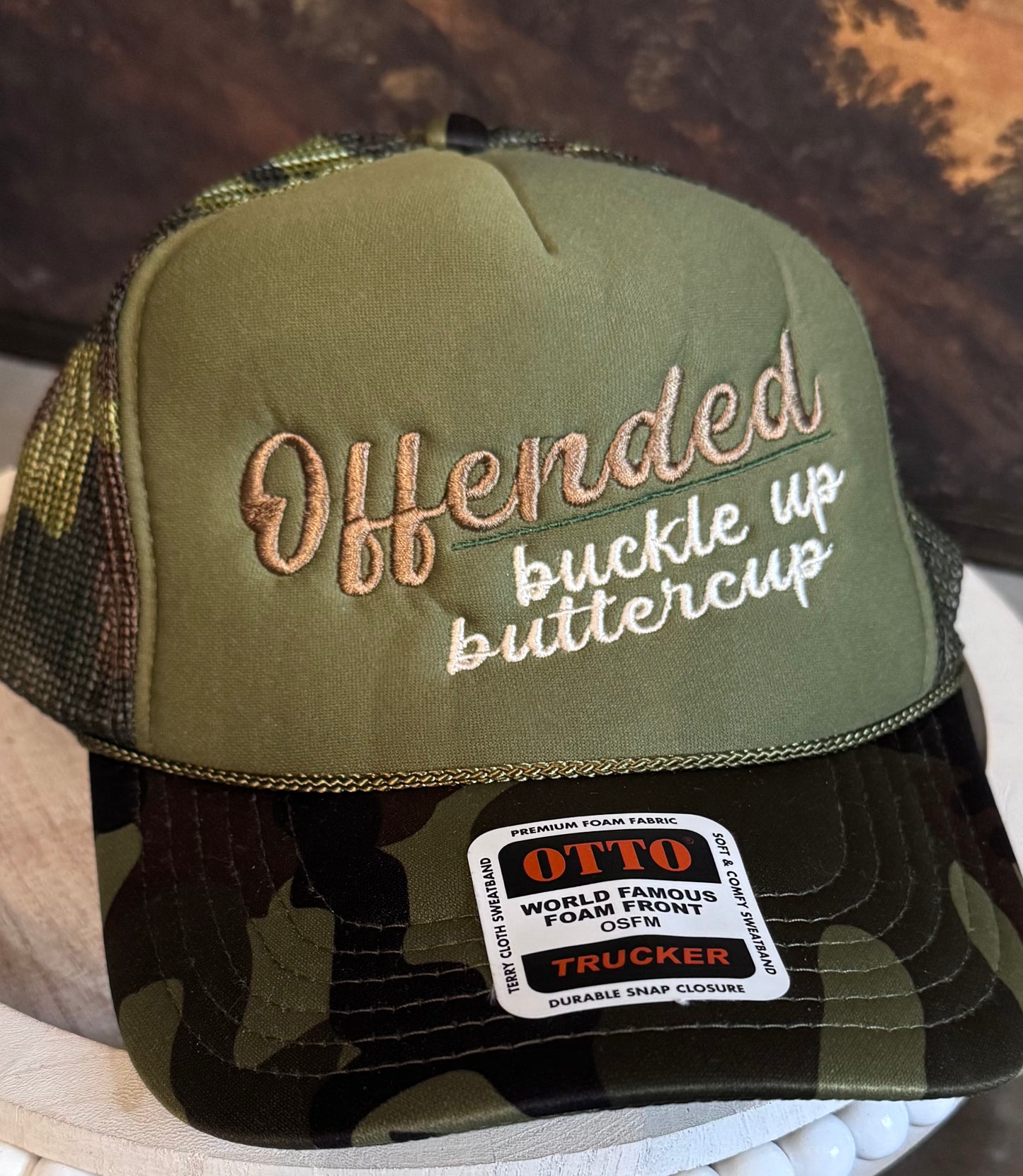 OTTO CAP® 5 Panel High Crown Mesh Back Trucker Hat
