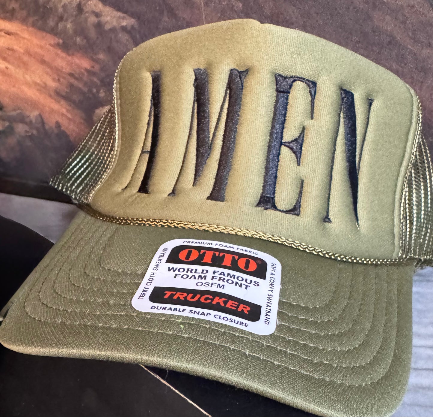 OTTO CAP® 5 Panel High Crown Mesh Back Trucker Hat