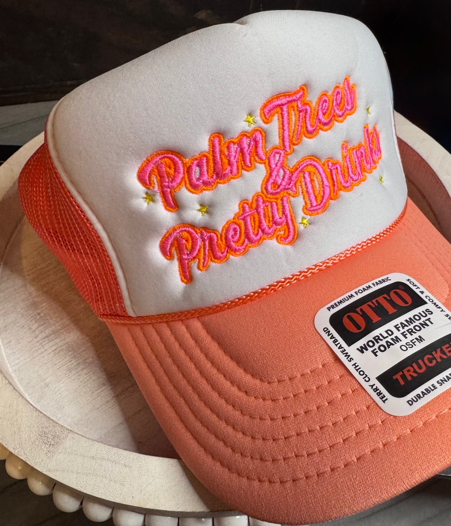 OTTO CAP® 5 Panel High Crown Mesh Back Trucker Hat