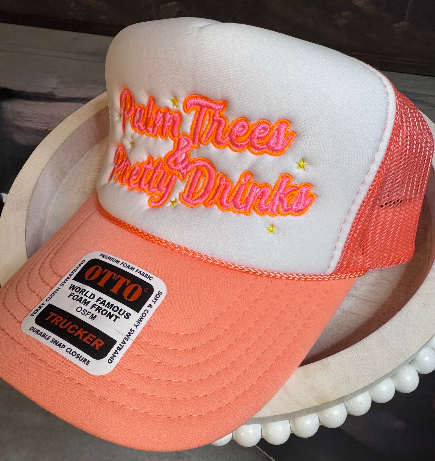 OTTO CAP® 5 Panel High Crown Mesh Back Trucker Hat