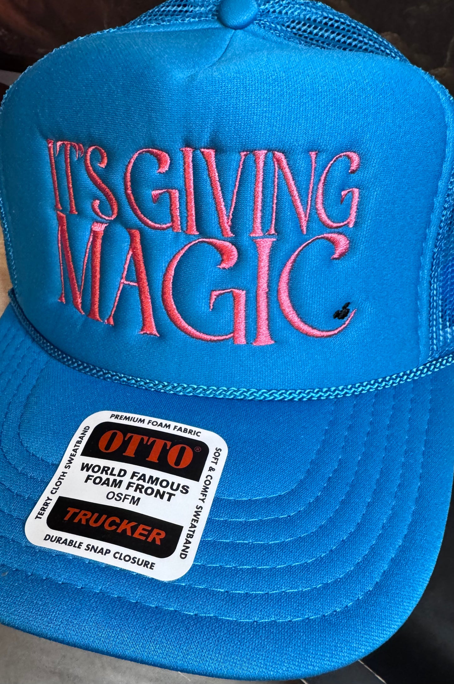 OTTO CAP® 5 Panel High Crown Mesh Back Trucker Hat
