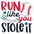 Run like you stole it baseball