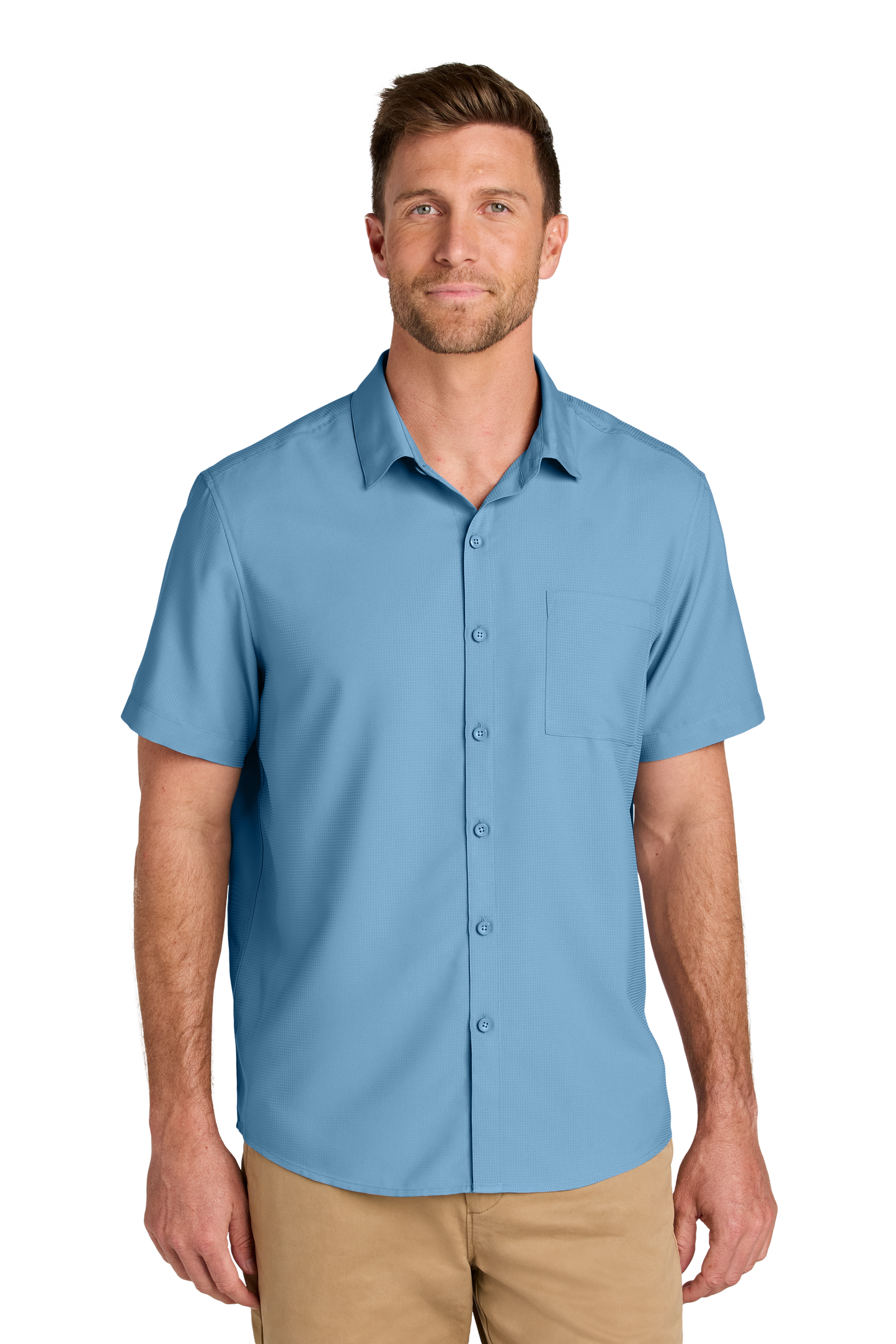 Port Authority® Short Sleeve UV Dockside Shirt. W963